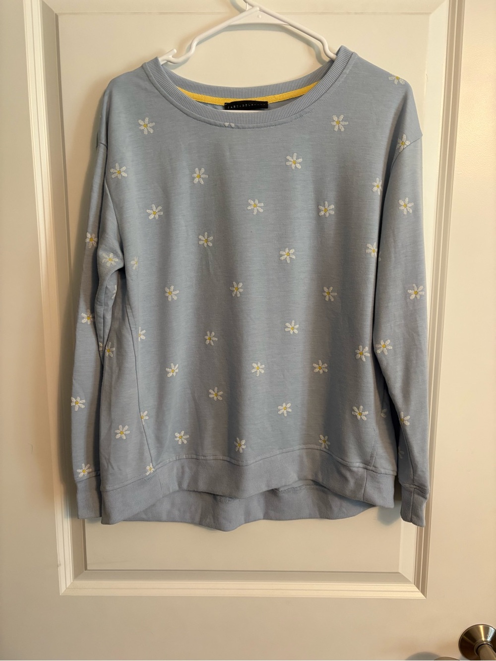Jane + Delancey | Light Blue | Daisy Oversized Sweatshirt | Feminine Floral